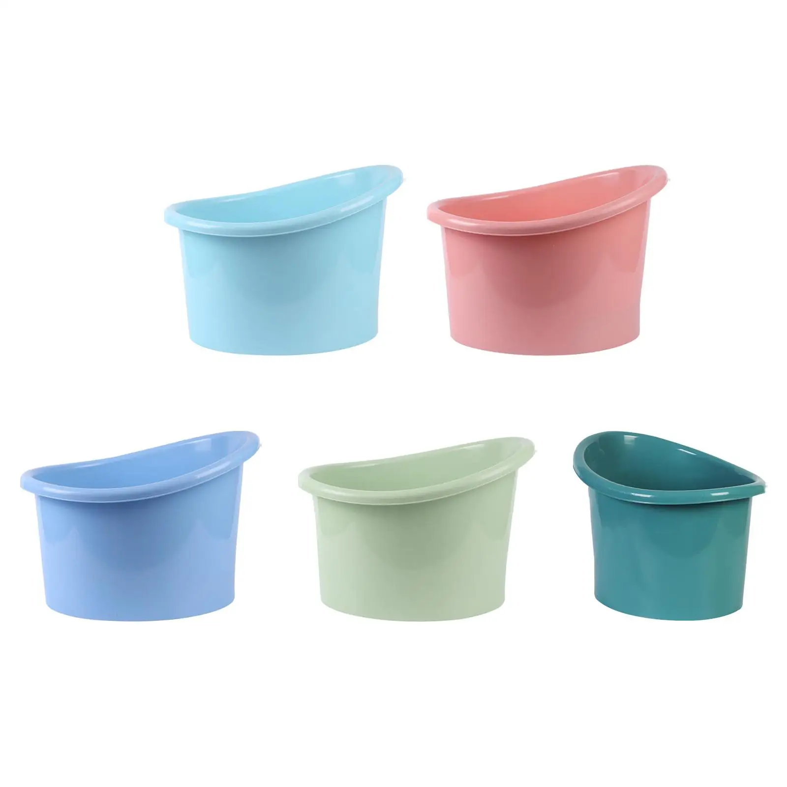 Bathtub Bucket for Baby Foldable Non Slip Bath Tub with Support Seat PP Material for Newborn Bathing