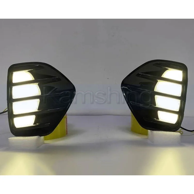 Kamshing 1 Set Modifying LED Daytime Running Light DRL For Leapmotor T03 2020-2022 Front Fog Light Fog Lamp Daytime Light