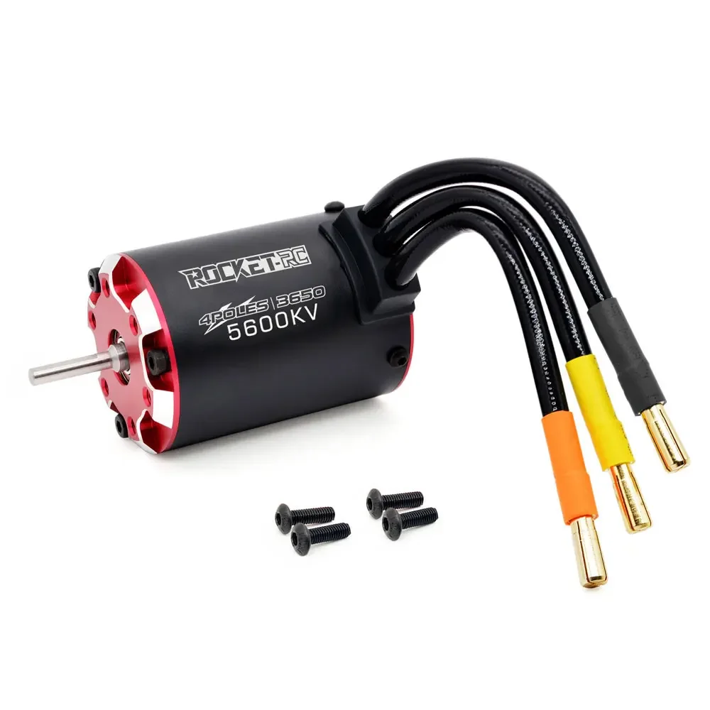 RC Motor Rocket V2 Supersonic Brushless Motor w/ Temp Sensor 3650 3660 3665 3670 3674 for Toys 1/8 1/10 RC Car