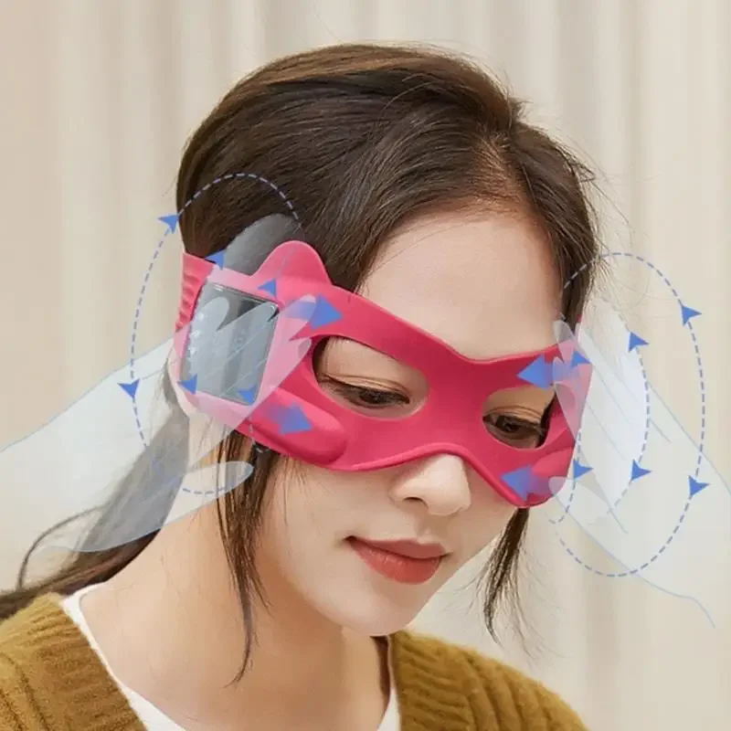 Eye Massager  Anti-wrinkle Vibrating Hot Compress Slow-lifting Firming Anti-aging With Beauty Instrument Eye Mask
