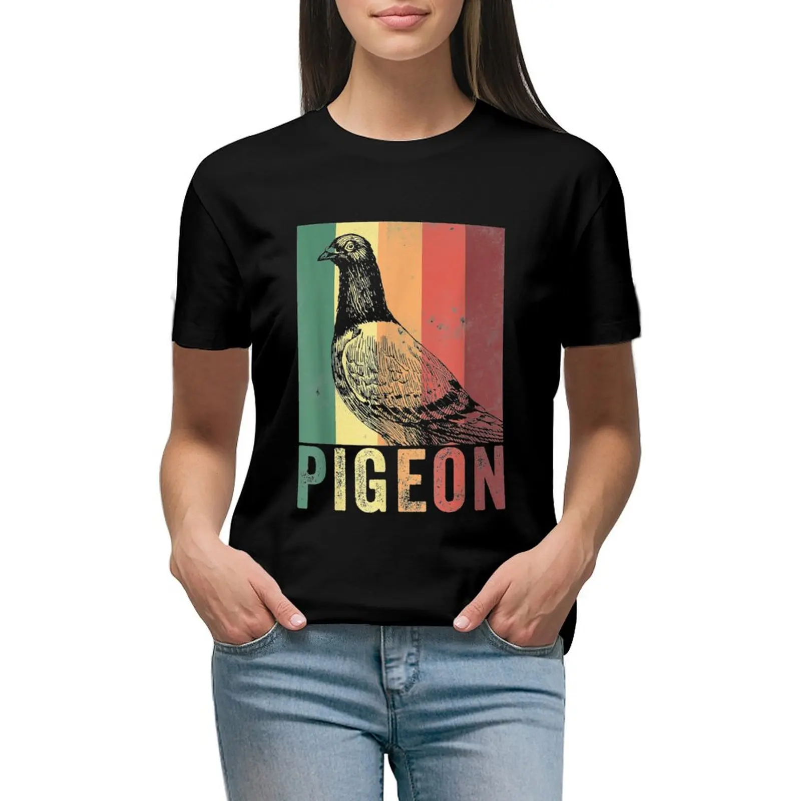 Pigeon Gift Bird Breeder Racing Lover T-shirt plus size tops kawaii clothes oversized western t-shirt dress for Women