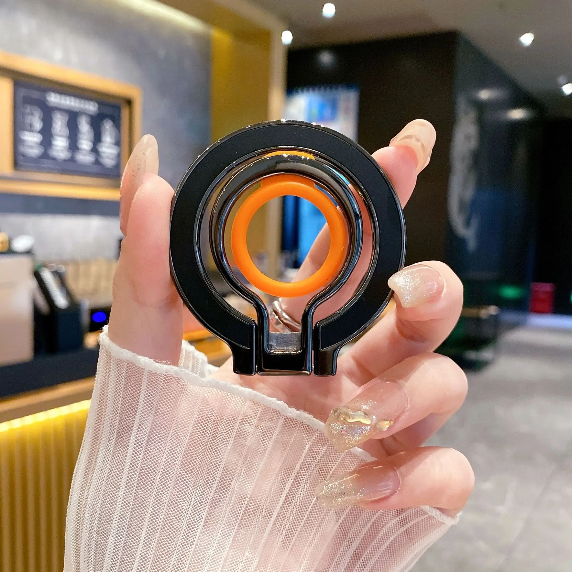 

Магнитный силиконовый держатель Magsafe, 1 шт., ультралегкий и ультратонкий, с сильной фиксацией, вращение на 360° ° Наклейки на стену Everywhere Foldi