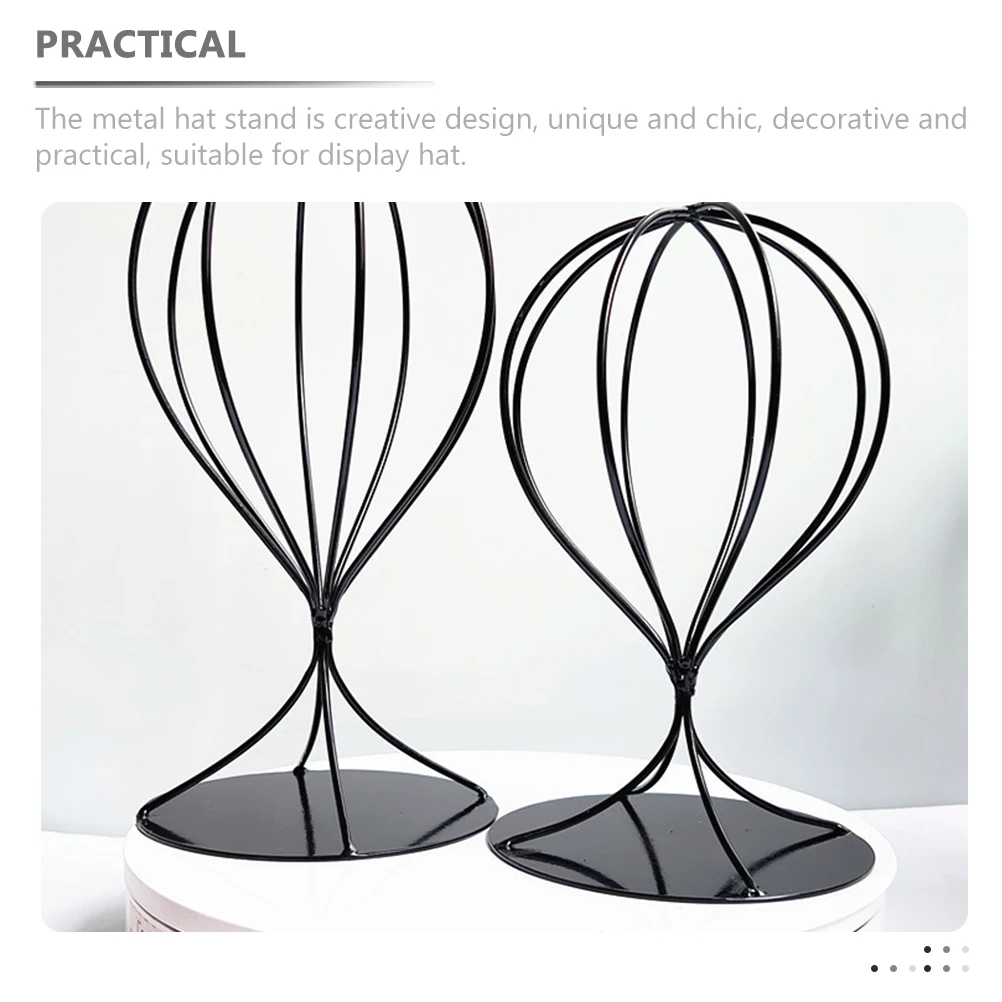 

Hat Display Stand Storage Organizer Holder for Hats Men Monitor Rack Desk Metal Standing Racks Man