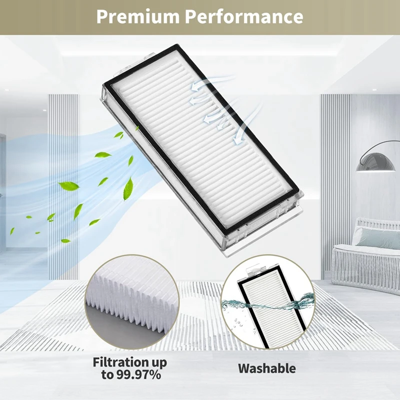 مجموعة فرش مكنسة كهربائية ، قطع غيار ، ملحقات ، Roborock Q7 ، Q7 ، Q7 + ، Q7 Max