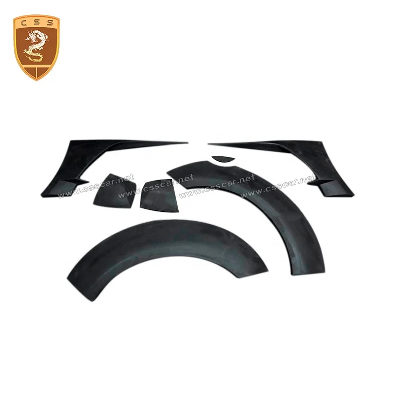 Fender Fiberglass Model OEM, Lis Roda untuk Corvette C7, Lengkungan Roda Lebar