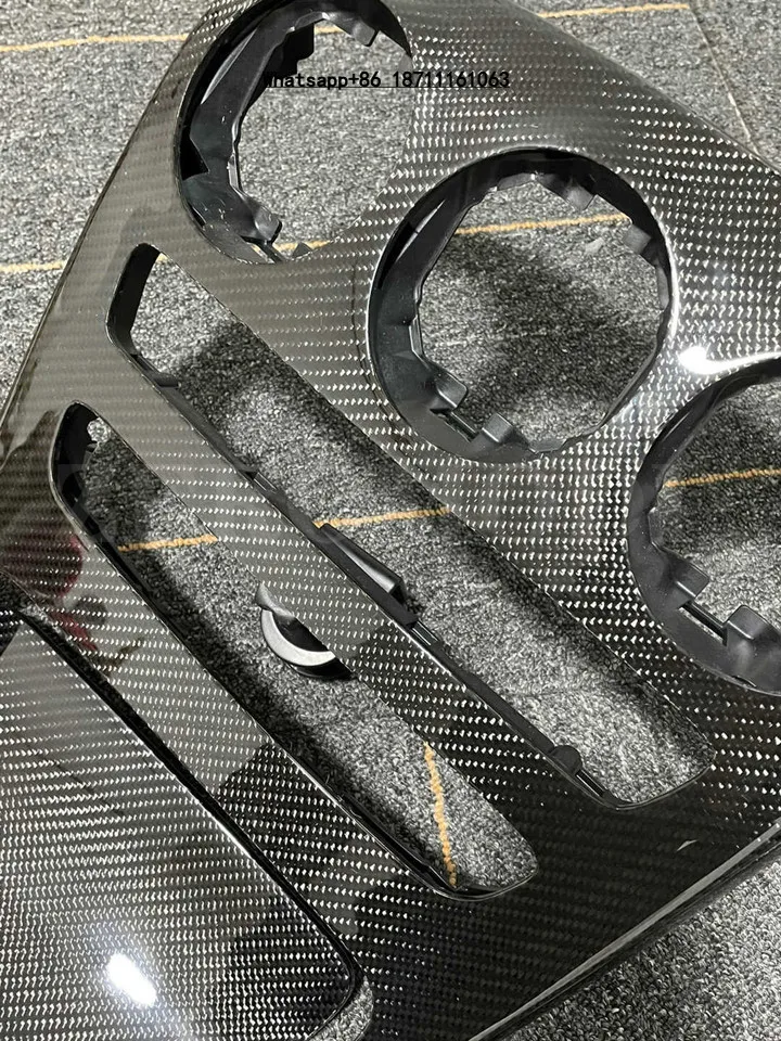 

100% Real Carbon Fiber Car Center Console Panel OLIVER for C Class W205 W206 GLC X253 2015 2016 2017 2018 2019 2020