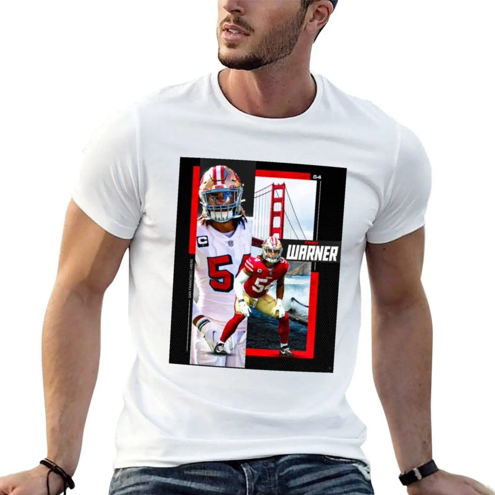 

Fred Warner T-Shirt anime t shirts for man man t shirt summer t shirt personalised T-shirt