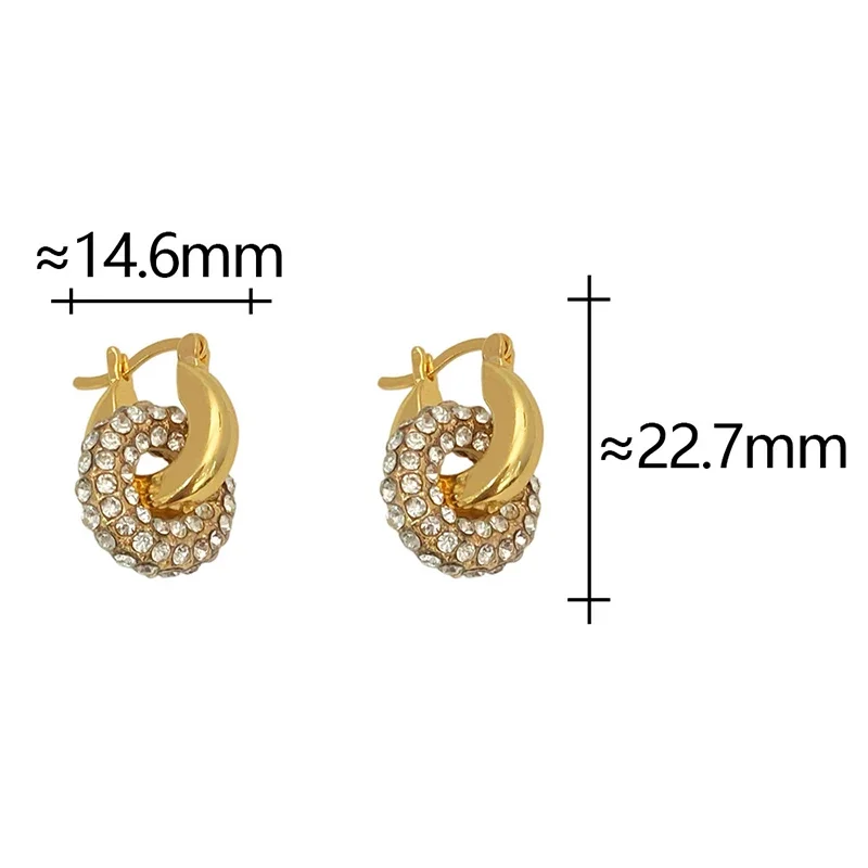 حقيقي 925 فضة الزركون الحد الأدنى جولة هوب أقراط للنساء العصرية غرامة مجوهرات ضوء الفاخرة الملحقات