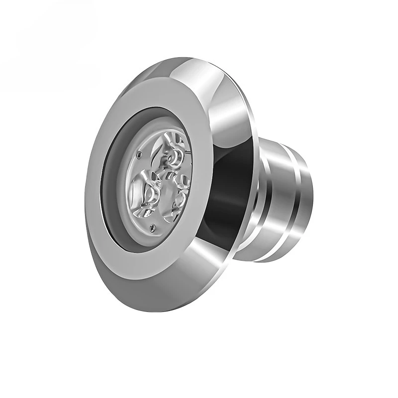 316L Stainless Steel Case IP68 Light Emitting Diode Underwater Indoor Pool Light RGB Color Changing Pool Light