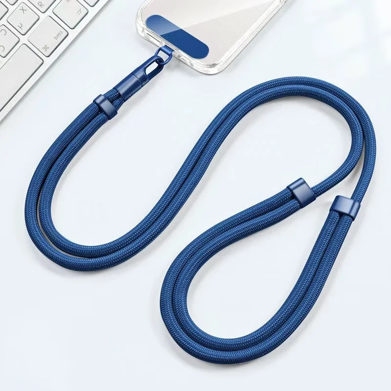 Universelles, verstellbares Handy-Lanyard, kurzes Handgelenkband mit selbstsicherndem Anti-Drop-Design, langlebiges Polyester-Telefonband
