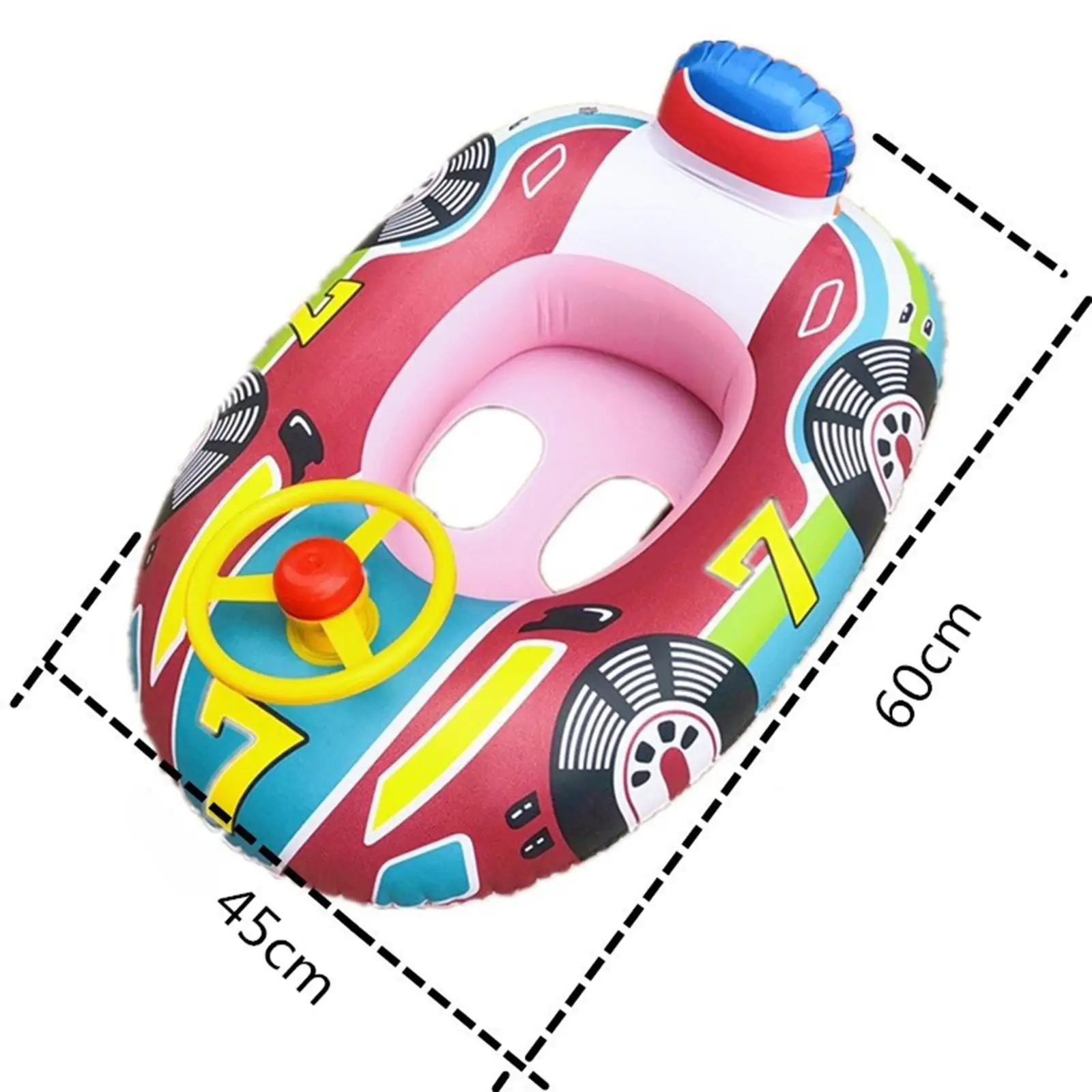 Swimming Float Seat Bathtub Inflatable Float Seat for Holidays Summer Kids