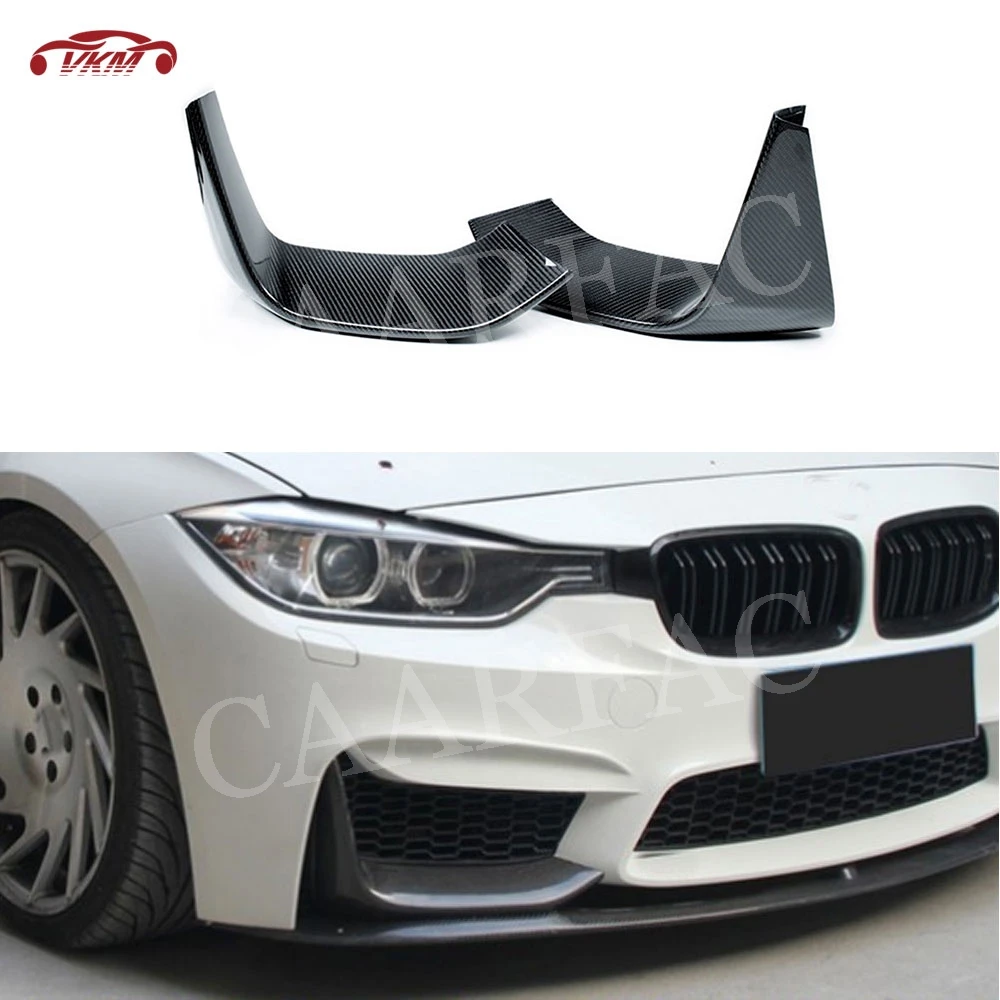 

Carbon Fiber Front Bumper Lip Splitter Flaps Cupwings Cover for BMW 3 Series F80 M3 4 Series F82 F83 M4 2014-2018