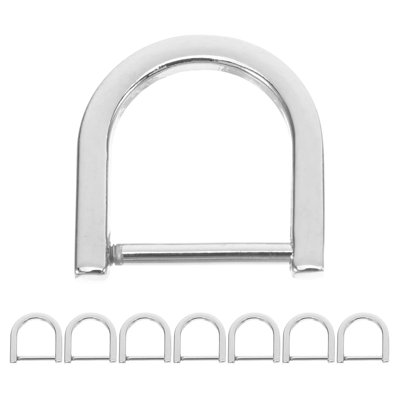 

Remove The Screw Ring Keychains Bag Buckle Handbag Buckles Horseshoe Purse Carabiner Clip Rings Metal Belt Pet Collars