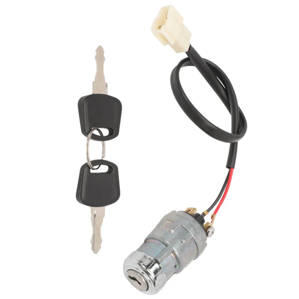 

Узел переключателя зажигания 2 04 0028, совместимый с Evolution, для гольфа, для тележек, запасная часть из пластика и металла