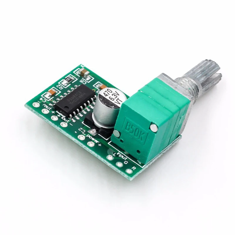 1pcs PAM8403 Mini 5V  Audio Digital Amplifier Board With Switch Potentiometer Can Be USB Powered