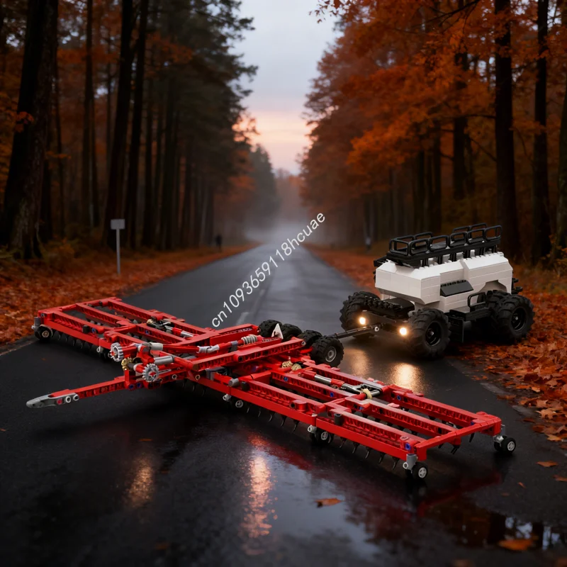 

1068 шт. MOC Техническая модель сеялки Строительные блоки Строительные игрушки Рождественские подарки Сборка Творческая идея Образовательный кирпич