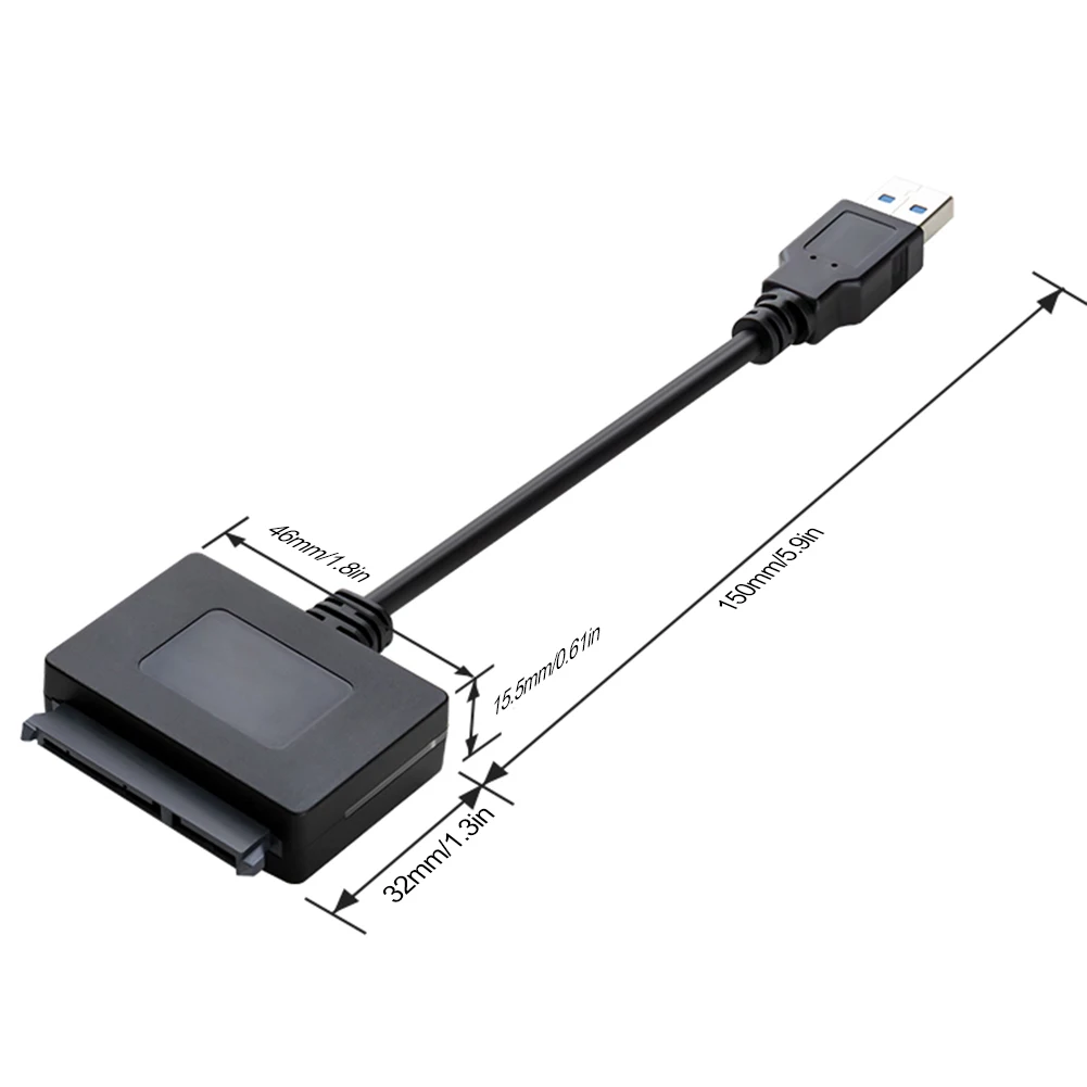 SATA إلى USB 3.0 كابل محول USB 3.0 إلى SATA محول القرص الصلب محول خارجي 2.5 بوصة HDD/SSD كابل محول نقل البيانات