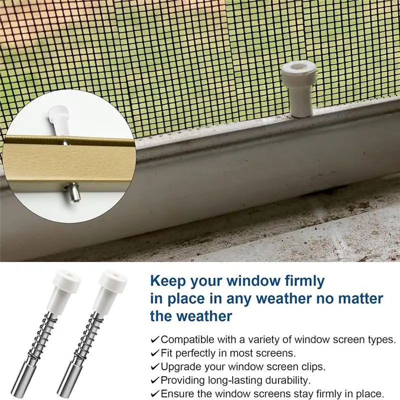 30 Pack Window Screen Plunger Latches 5/32