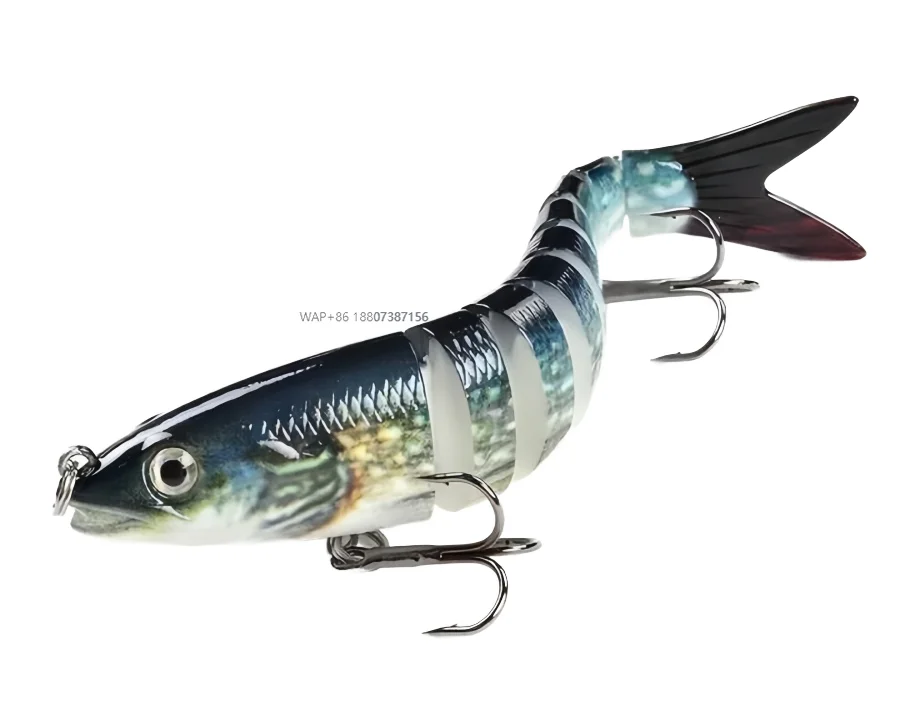 

10cm 10g Lifelike Swimming Action Multi-Jointed Swimbait Trout Fishing Lure Colors are randomly selected and cannot be chosen.