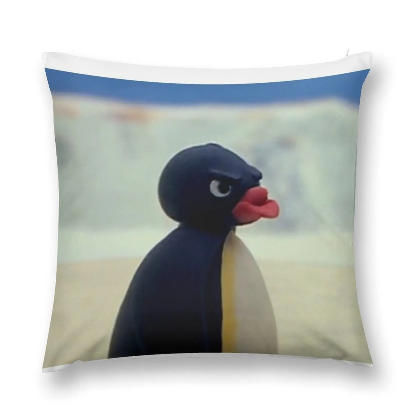 

Pingu The Penguin Angry - Noot Noot Throw Pillow Cushions For Decorative Sofa Decorative Cushions Decorative Cushion pillow