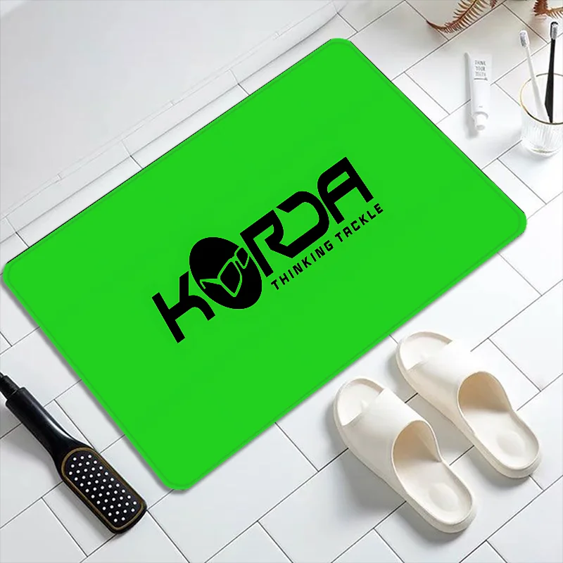 Korda Tackle Door Mat Entrance Non-slip Doormat Washable Kitchen Carpet Hallway Rugs Bathroom Bath Door Mats