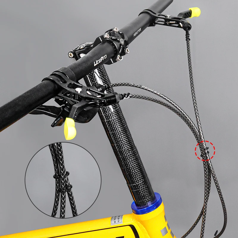 MUQZI 10PCS Bike Cable Clips Shift Brake Cable Housing Fixing Holder MTB Road Bike Folding Bike Cable Fixing Buckle