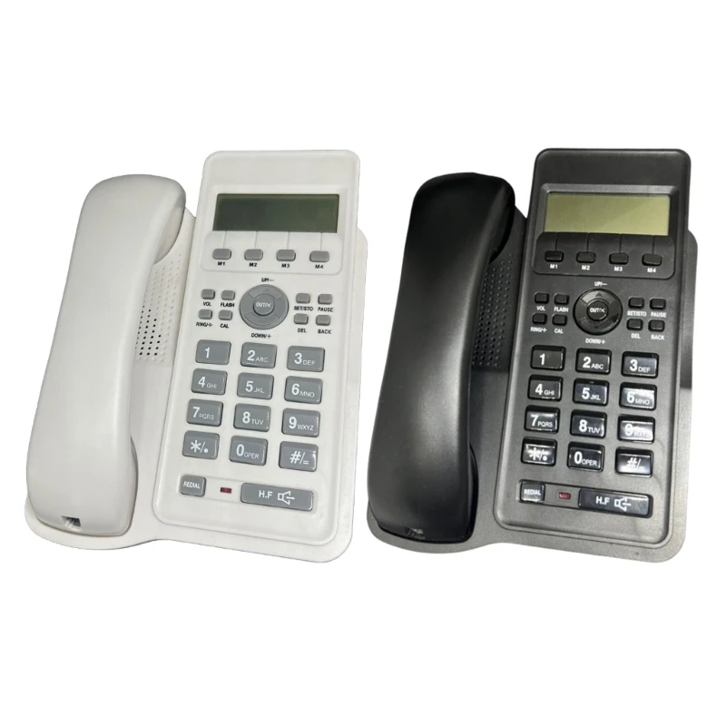 

Corded Landline Phones for Home/Hotel/Office Desk Corded Telephone with Display Dropship