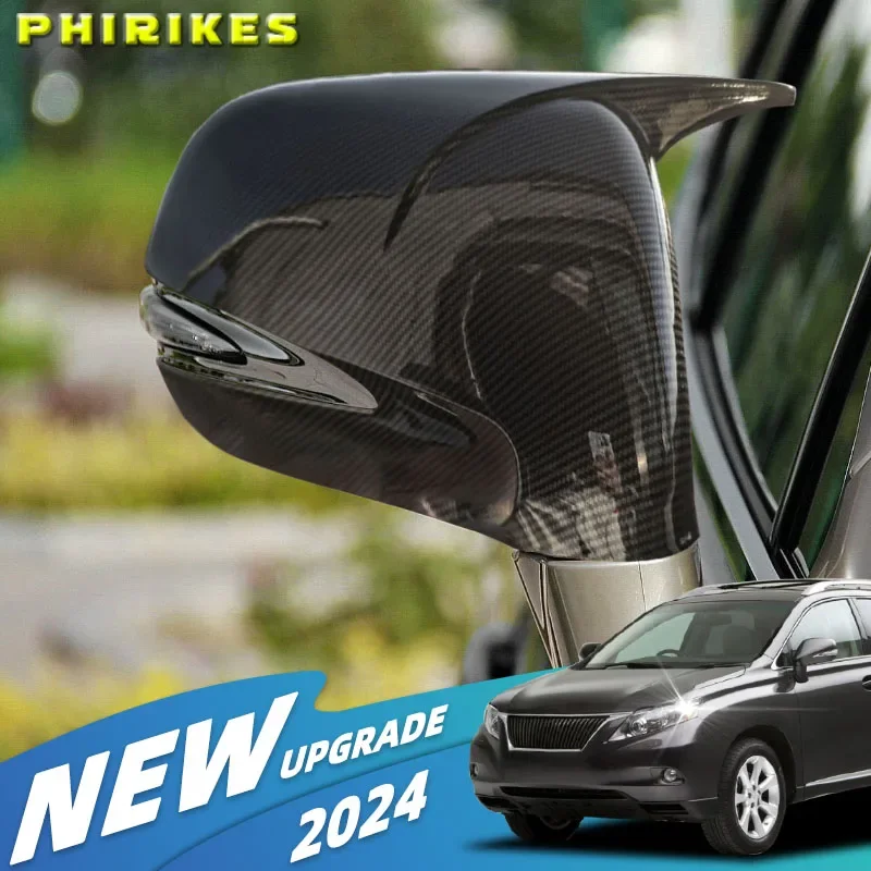 Für Lexus RX RX270 RX350 RX450 2009-2014 M Look Ersatz Stil Carbon Faser Spiegel Abdeckung