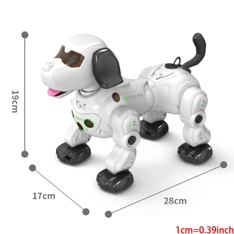 2 Fernbedienung Roboter Hund Infrarot Tracking Drahtlose Elektrische für Welpen mit für Touch Interac