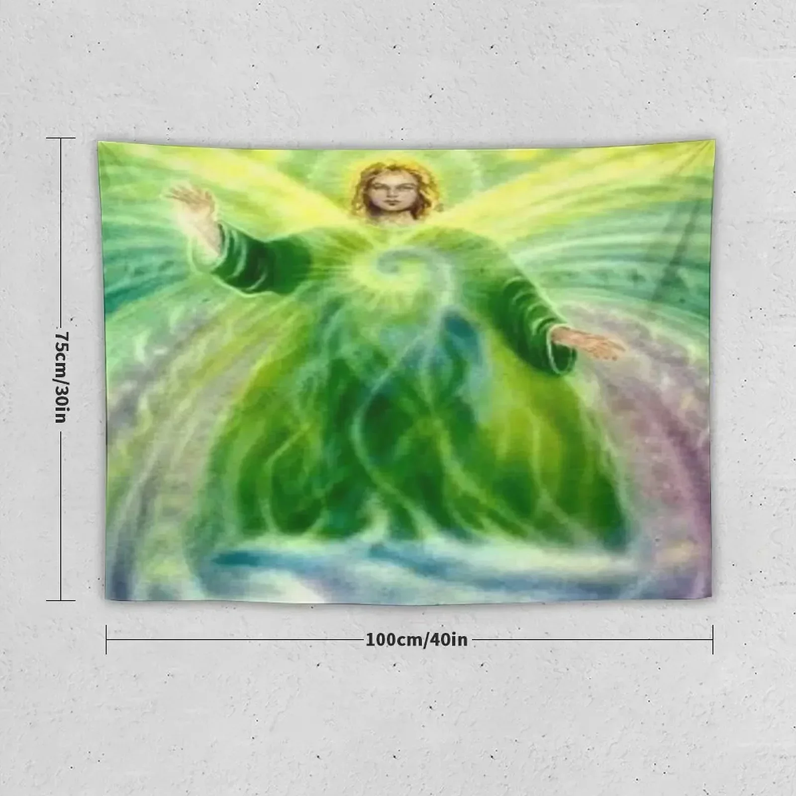 Archangel Raphael Healing Light Tapestry Decoration Bedroom Room Decorator Tapete For The Wall Decoration For Bedroom Tapestry