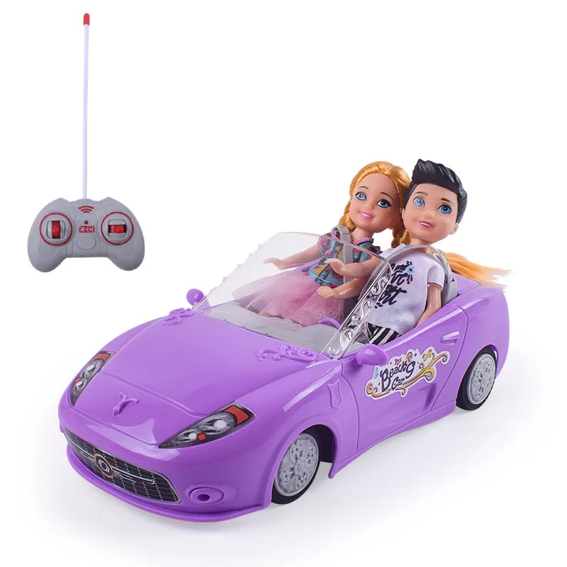 1/12 casa delle bambole radiocomando modello di auto accessori per casa delle bambole con due bambole fai da te giocattoli per bambini gioco per