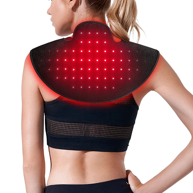 Red light treatment shoulder and neck care portable home three temperature control pulse infrared fever treatment cape