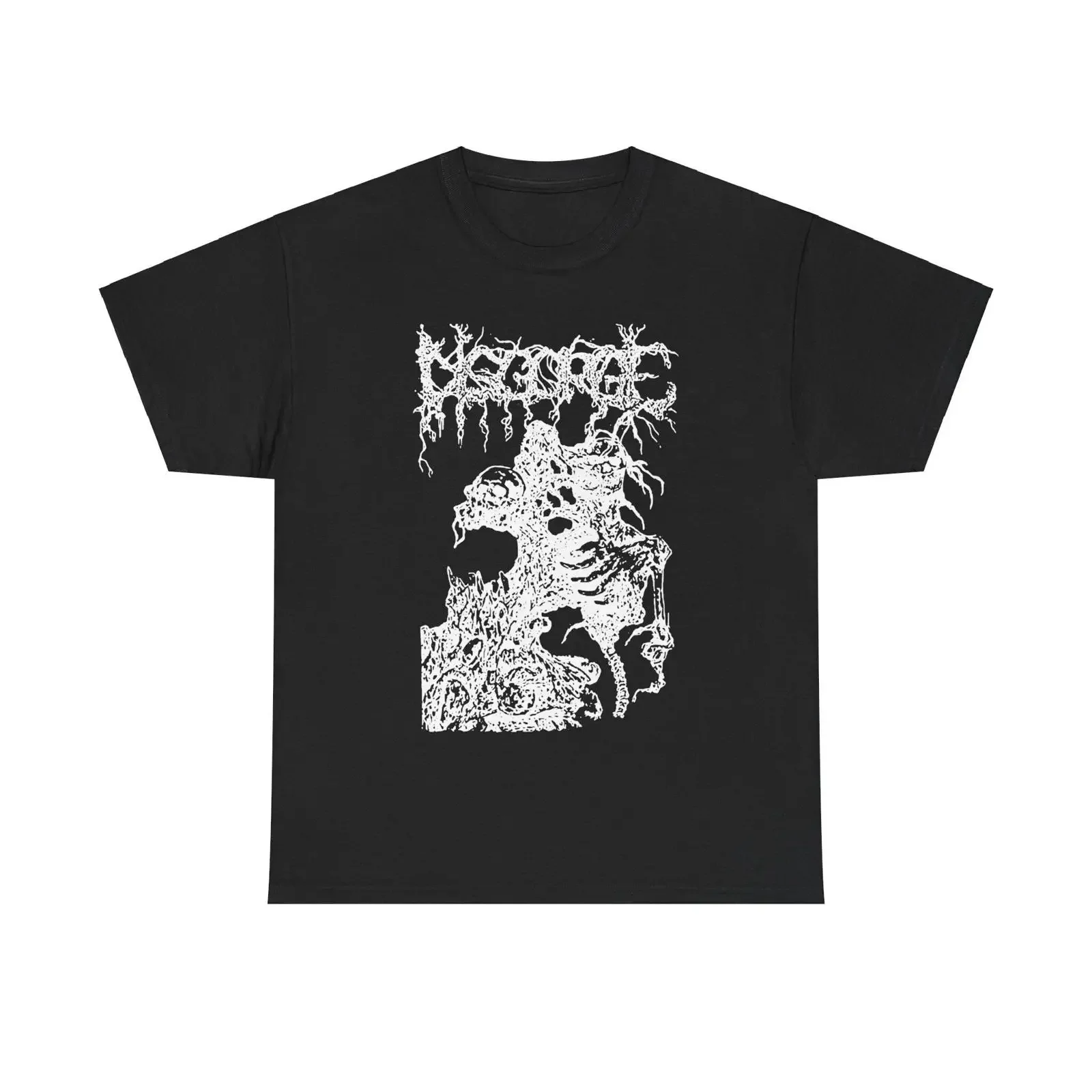 Disgorge Mexico Death Metal T Shirt Grindcore Goregrind Undead Skeleton Pattern Vintage Black for Fans vintage Washed Unisex