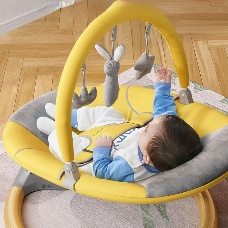 Electric Rocking Chair for Baby Safety Cradle Rocking Chairs Sleeps Newborn Rocker Baby Cribs To Sleep From 0 To 3 Years