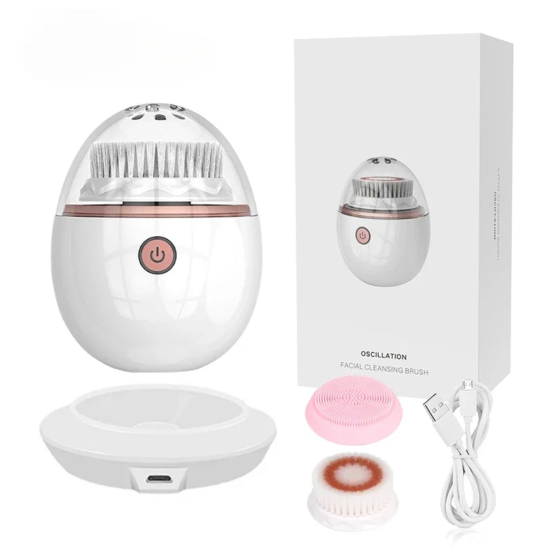 

Beauty equipment hot selling silicone facial cleanser skincare machine deep cleaning electric