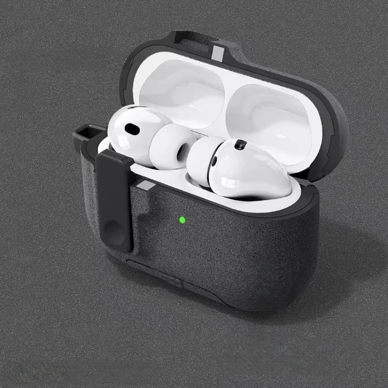 Voor AirPods Pro 3 Case met Veilig Slot Voor AirPods Pro 2 3 2 Generatie Case Beschermhoes met Telefoon Stand voor AirPods 4