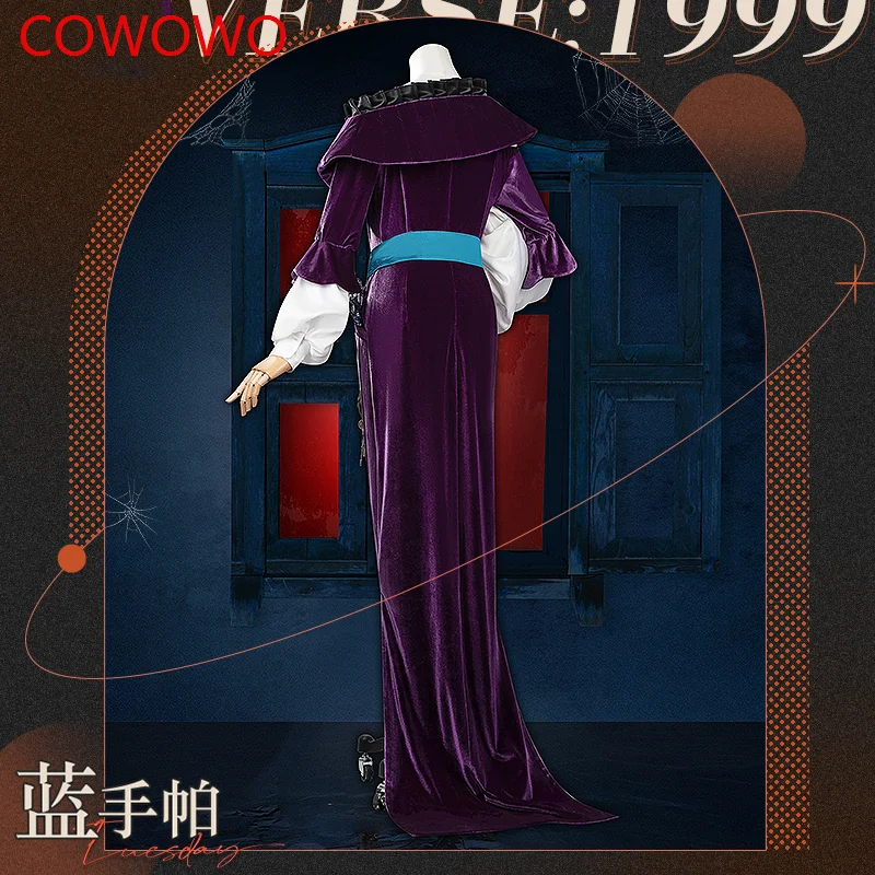 COWOWO Reverse:1999 Tuesday Elegant Dresses Cosplay Costume Cos Game Anime Party Uniform Hallowen Play Role Clothes Clothing