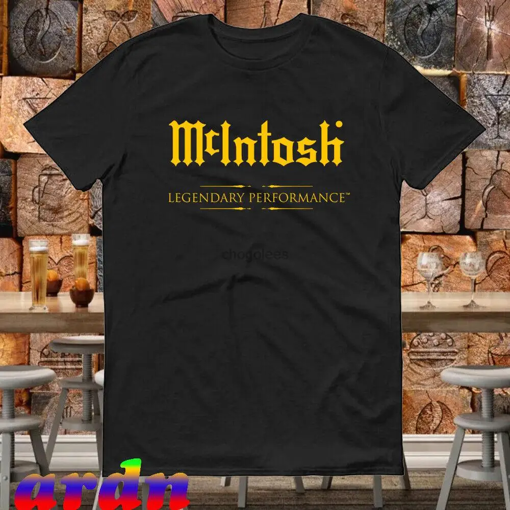 New Shirt McIntosh Amplifiers Legendary Performance Logo T-Shirt Size S to 5XL