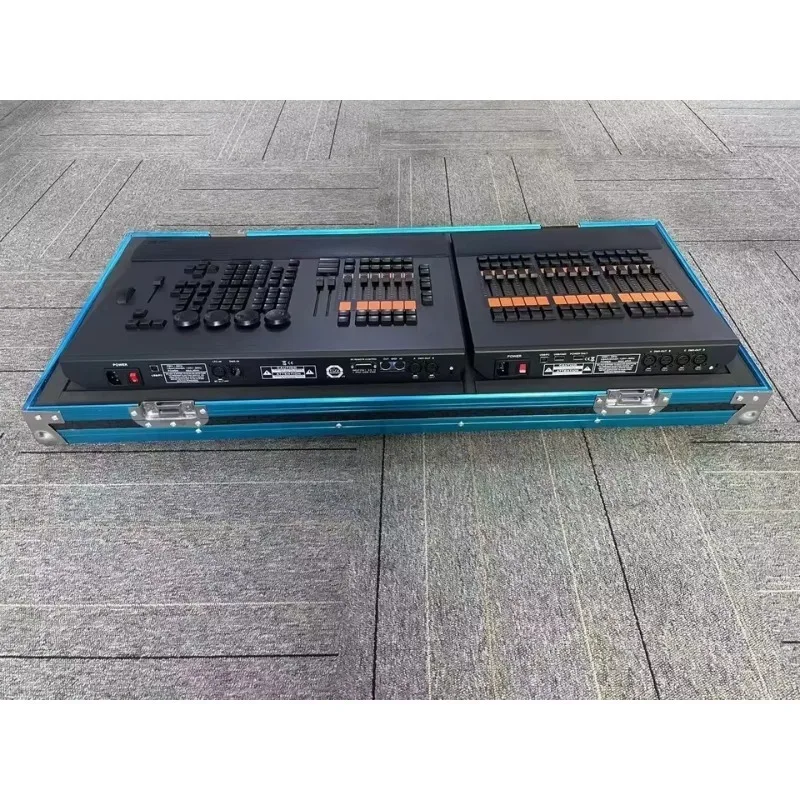 Command Wing Fader Wing Console Stage Lights Controller Dmx512 Dj Lighting Console With Flight Case for DJ Disco Stage Light