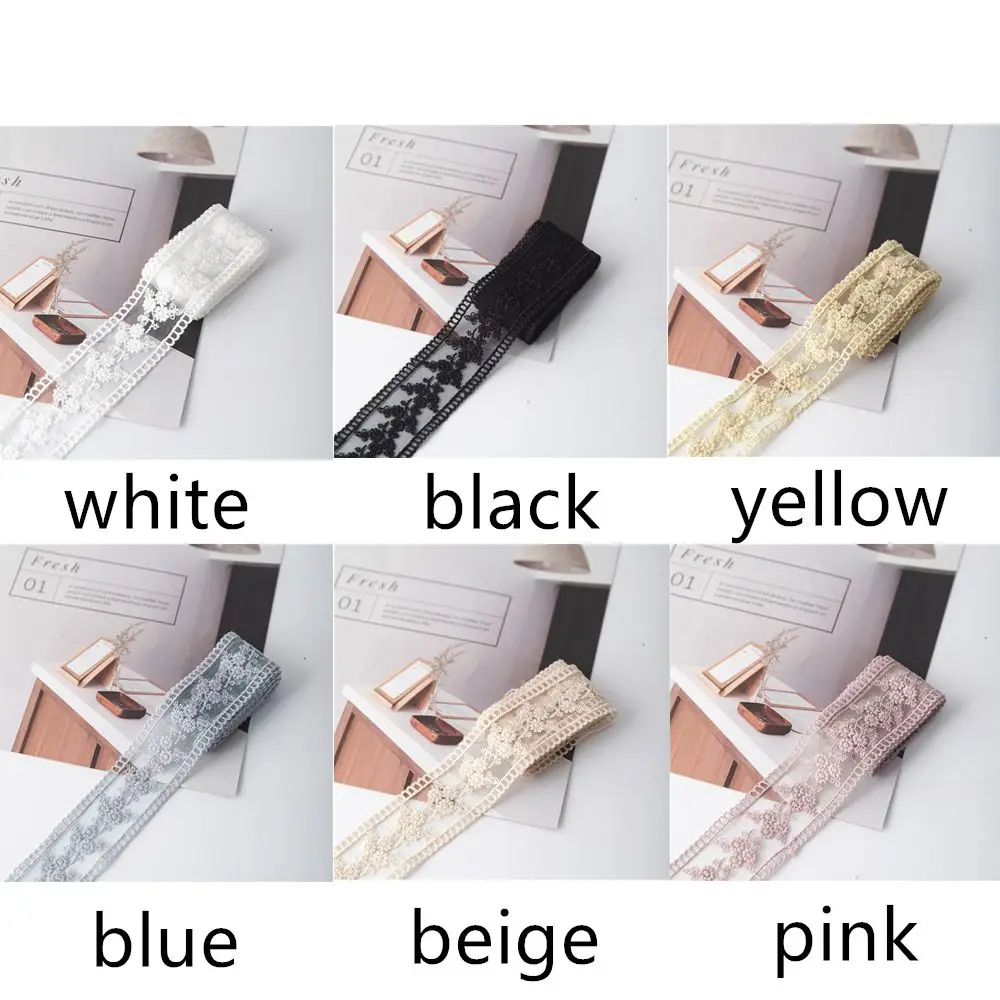 Handicrafts DIY Craft Colorful Sewing Accessories Net Lace Trimmings Fabric Trim Lace Ribbon