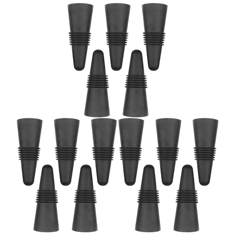 

Пробки для вина A74U (набор из 15 шт.), силиконовые пробки для бутылок вина и пробки для бутылок с напитками, черные