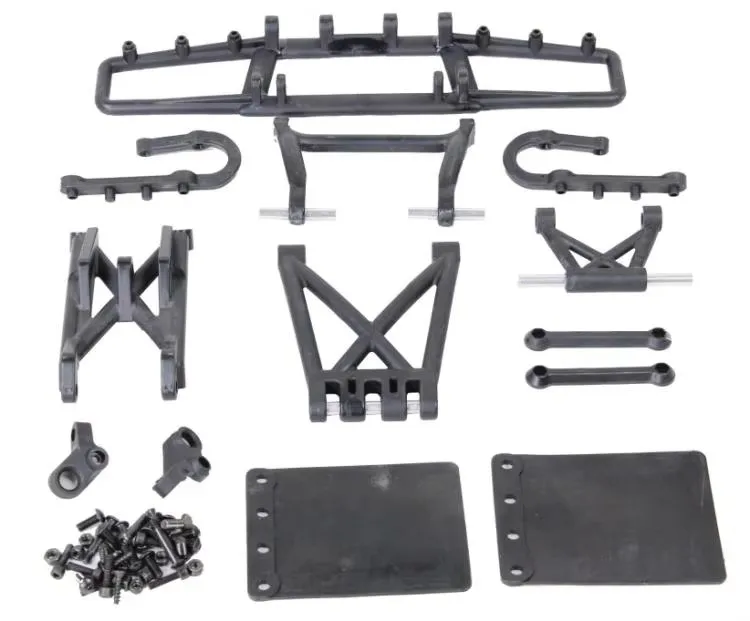 

Rear anti-collision beam bumper set for ROFUN KM HPI BAJA 5SC