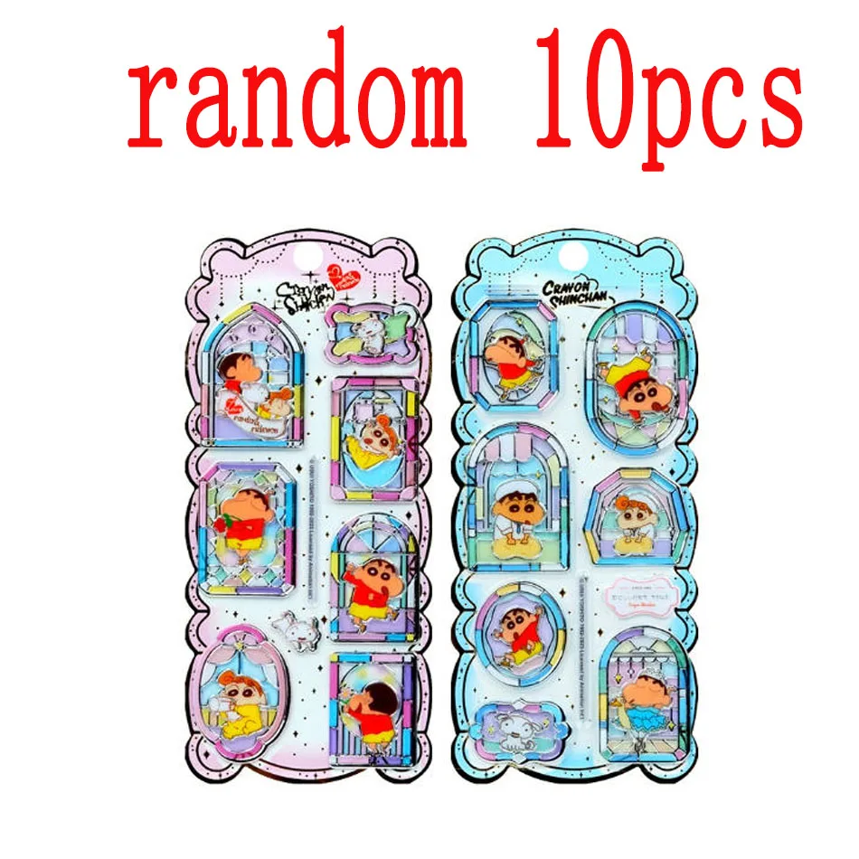 Adesivo Decompressione 3D Crayon Shin Chan 2026, Decorazione per Cover Telefono, Giocattolo per Bambini