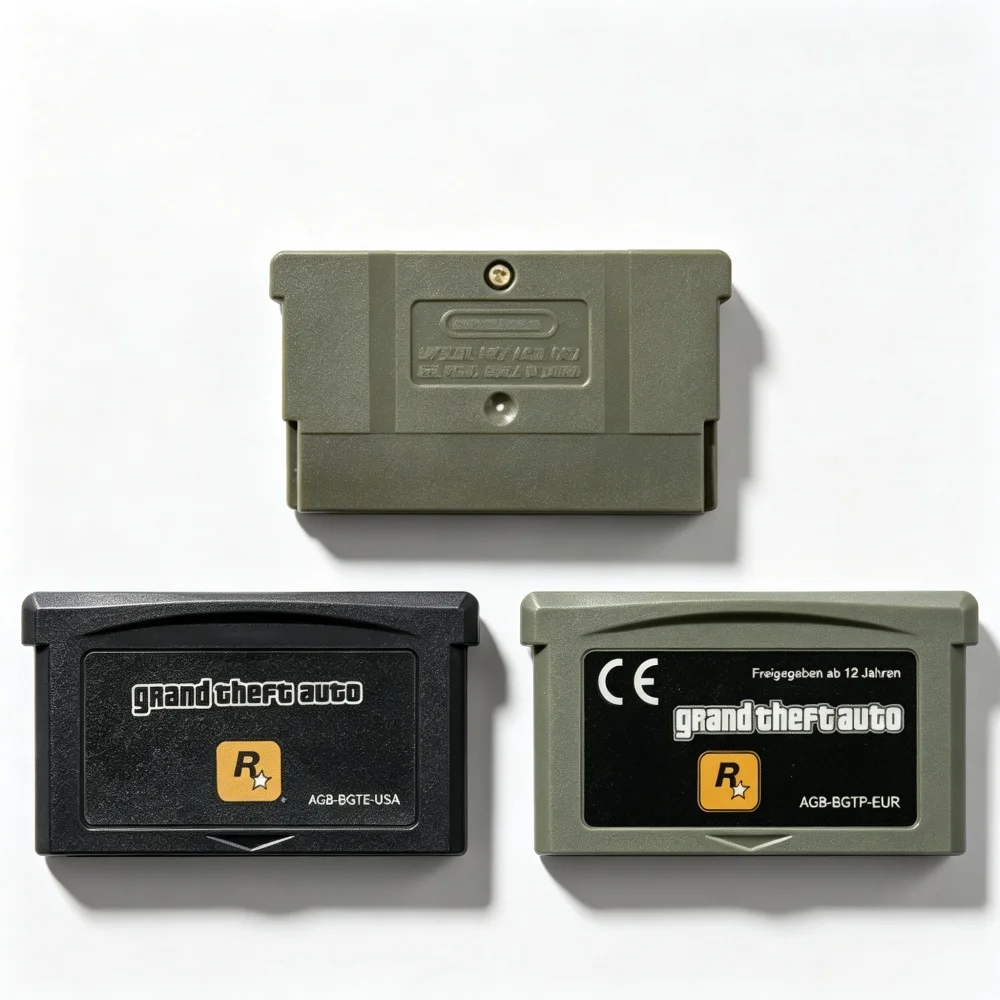 2 Styles USA/EUR GBA Game Cartridge 32-Bit Video Game Console Card Grand Theft Auto Advance GBA Game 32-Bit Video Game view 4