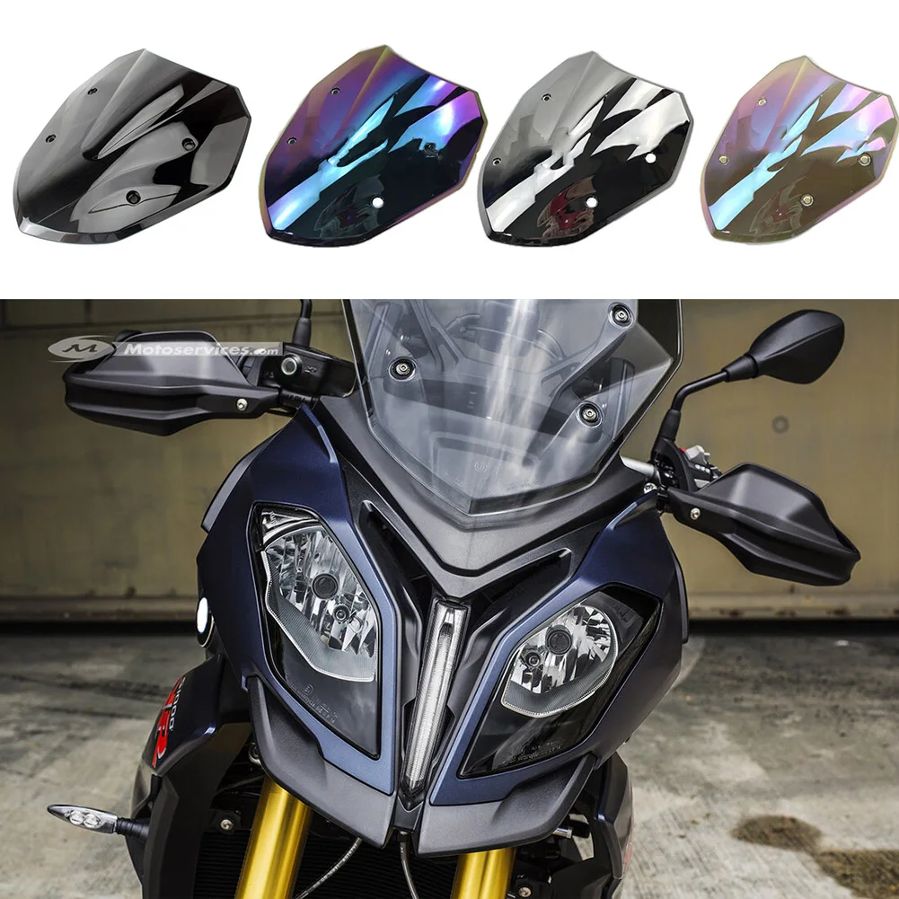 

Переднее лобовое стекло, двойной пузырьковый дефлектор ветра для BMW S1000XR 2014 2015 2016 2017 2018 2019