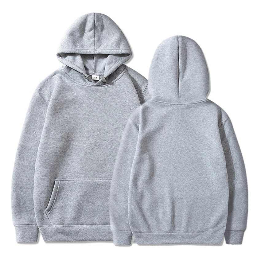 Basic Trending Fleece Hoodies Unisex Wholesale Pull Over Pink Hoodies en Blank White Hooded Sweatshirt Men Polerones De Hombre