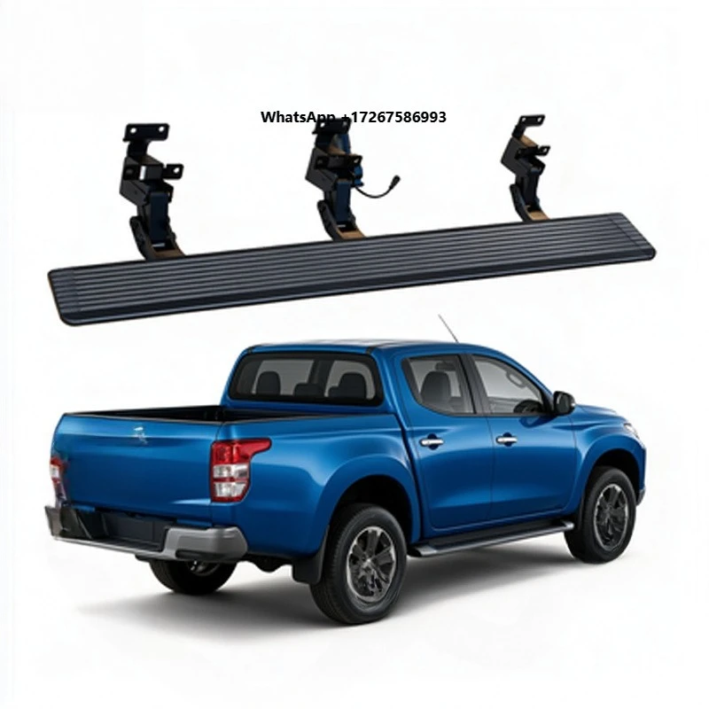 MASSAIT Folding Steps Side Pedal Accessories Electric Running Boards for  Triton Pickup Truck Modification JT