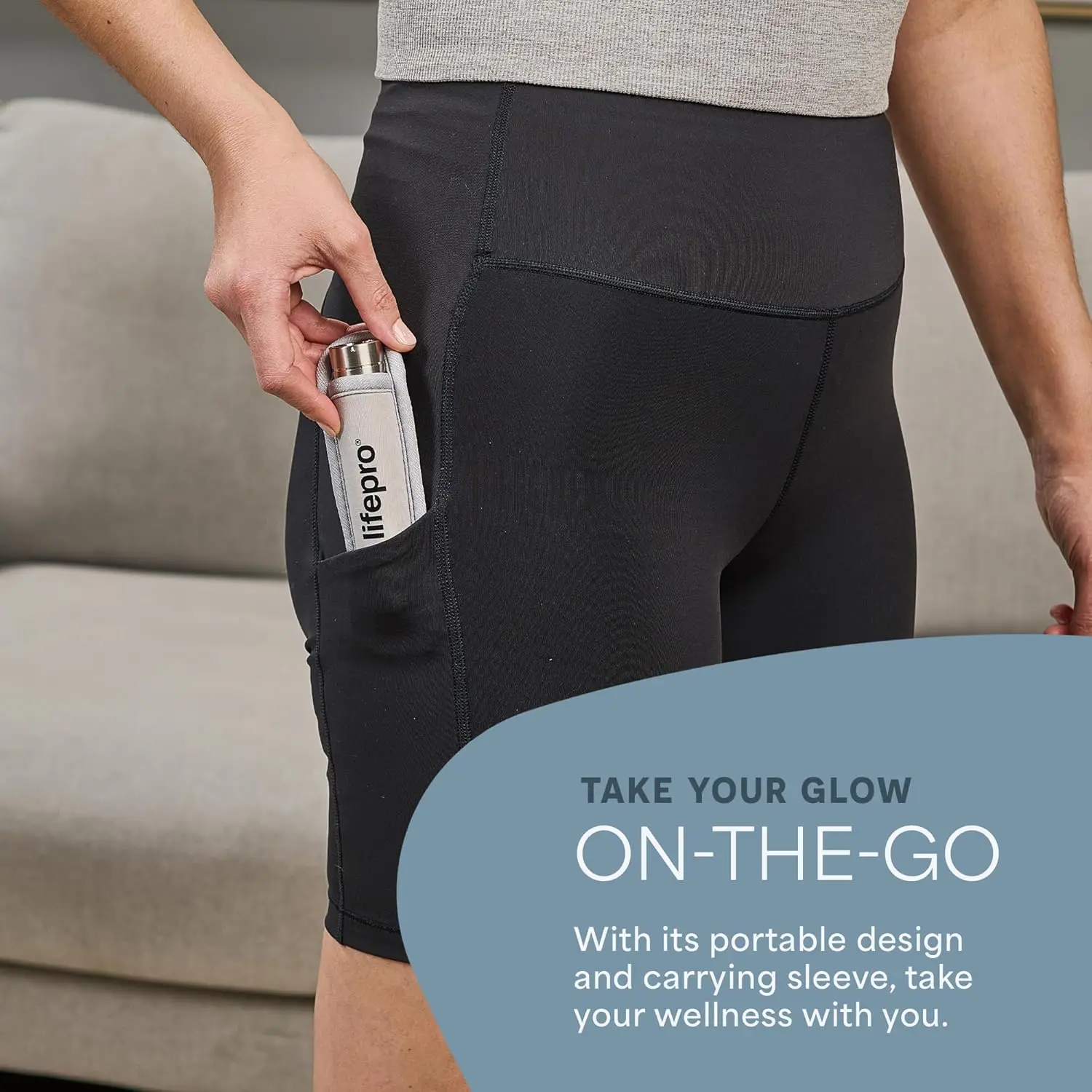 Appareil portatif de thérapie par infrarouge et à la lumière rouge pour le bien-être du corps, des articulations et des muscles avec 3 longueurs d'onde