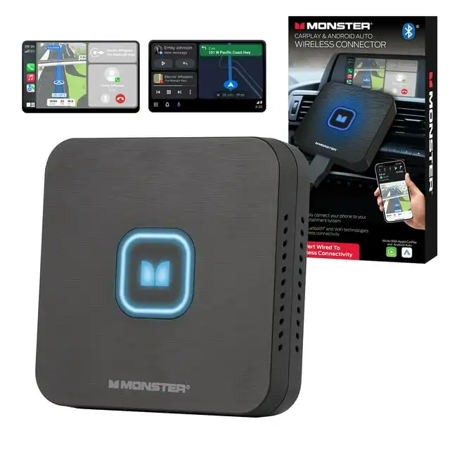 

Wireless CarPlay & Android Auto Adapter Effortlessly Connect Your Smartphone to Your Car’s Infotainment System