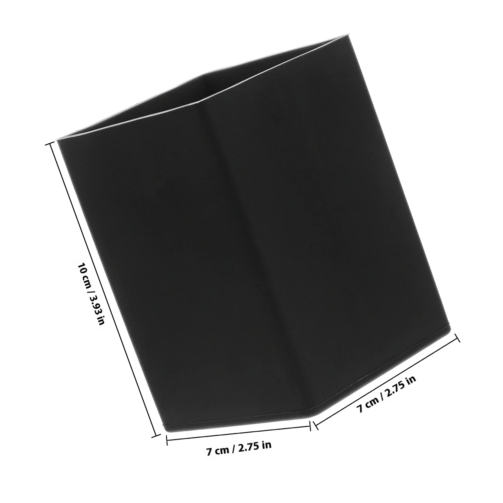 منظم القلم المكتبي، حامل أكواب من السيليكون لمكتب المكتب واللوازم المدرسية، حاوية تخزين مربعة متعددة الوظائف #6